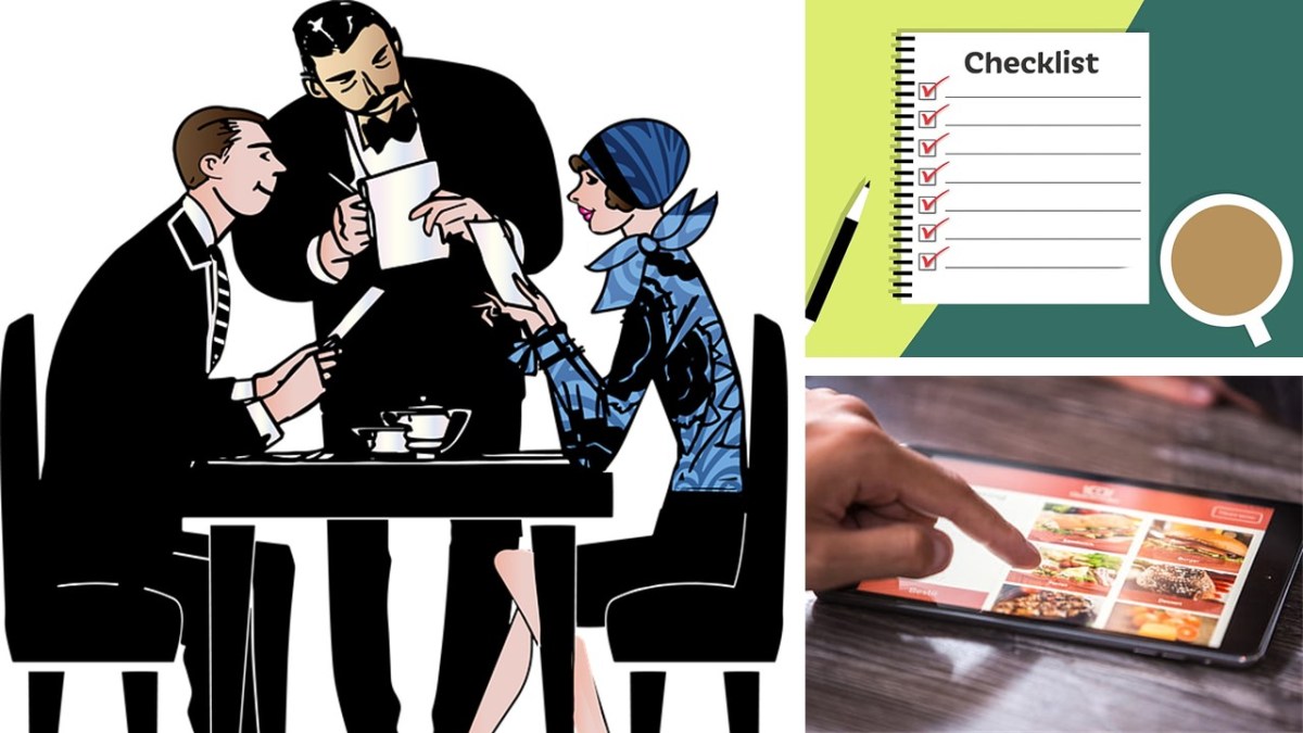 Menus vs. Checklists and Bar&nbsp;codes